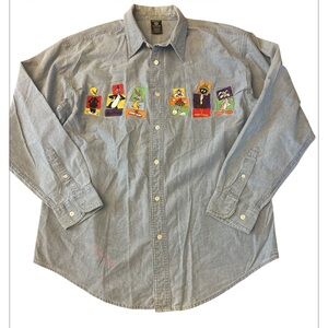 WARNER BROS ⭐️ vintage button down shirt